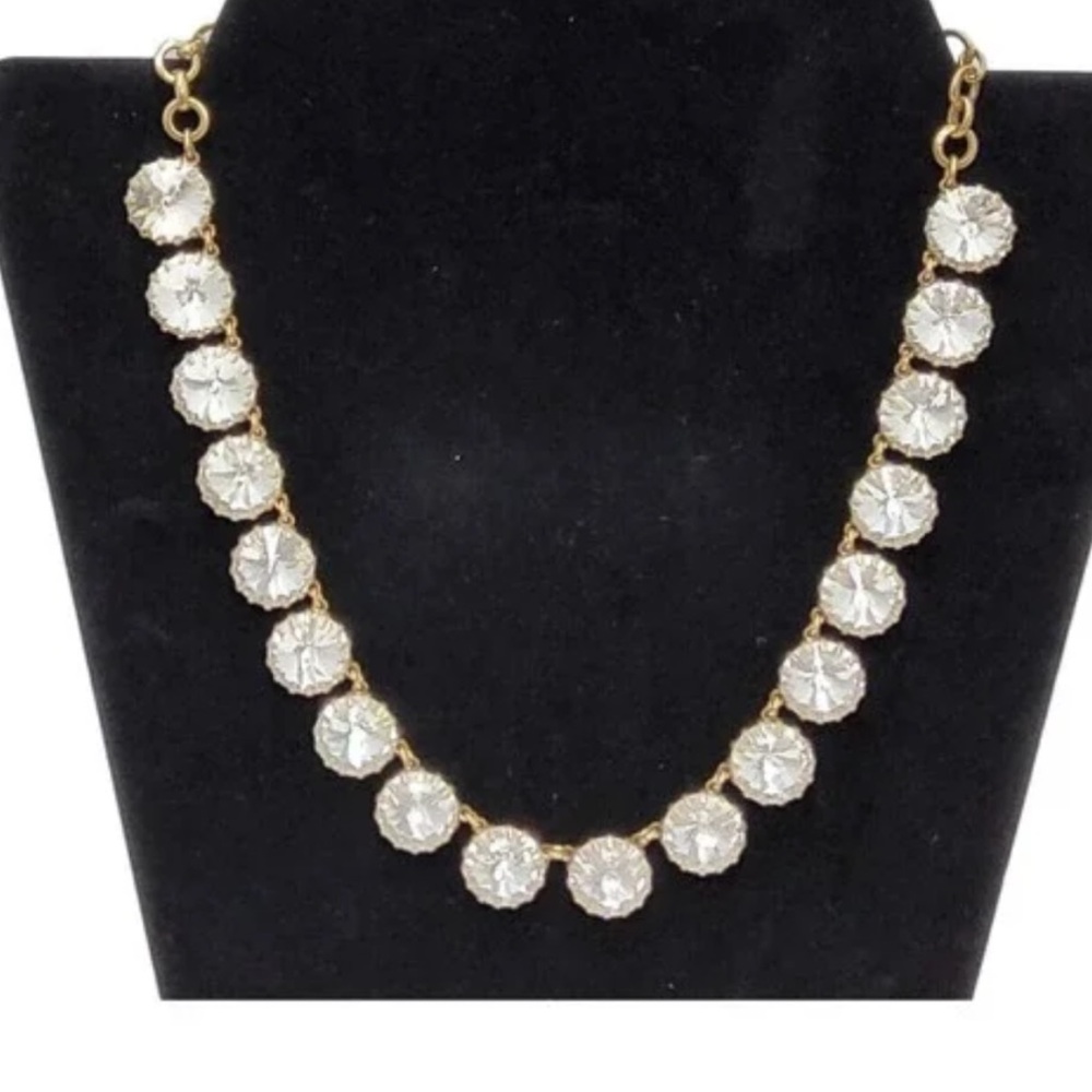 New JCrew Dots 18”  Necklace Goldtoned